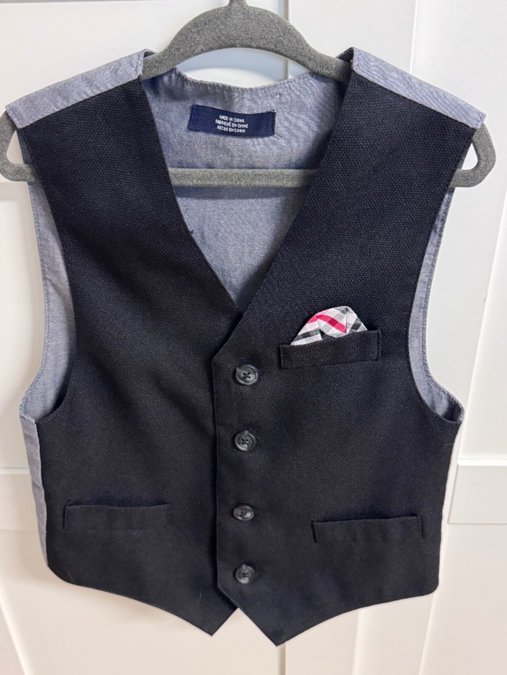 Boys suit vest